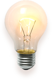 glödlampa Glödlampa med varmt ljus.