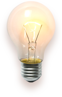 Gl&ouml;dlampa med varmt ljus.