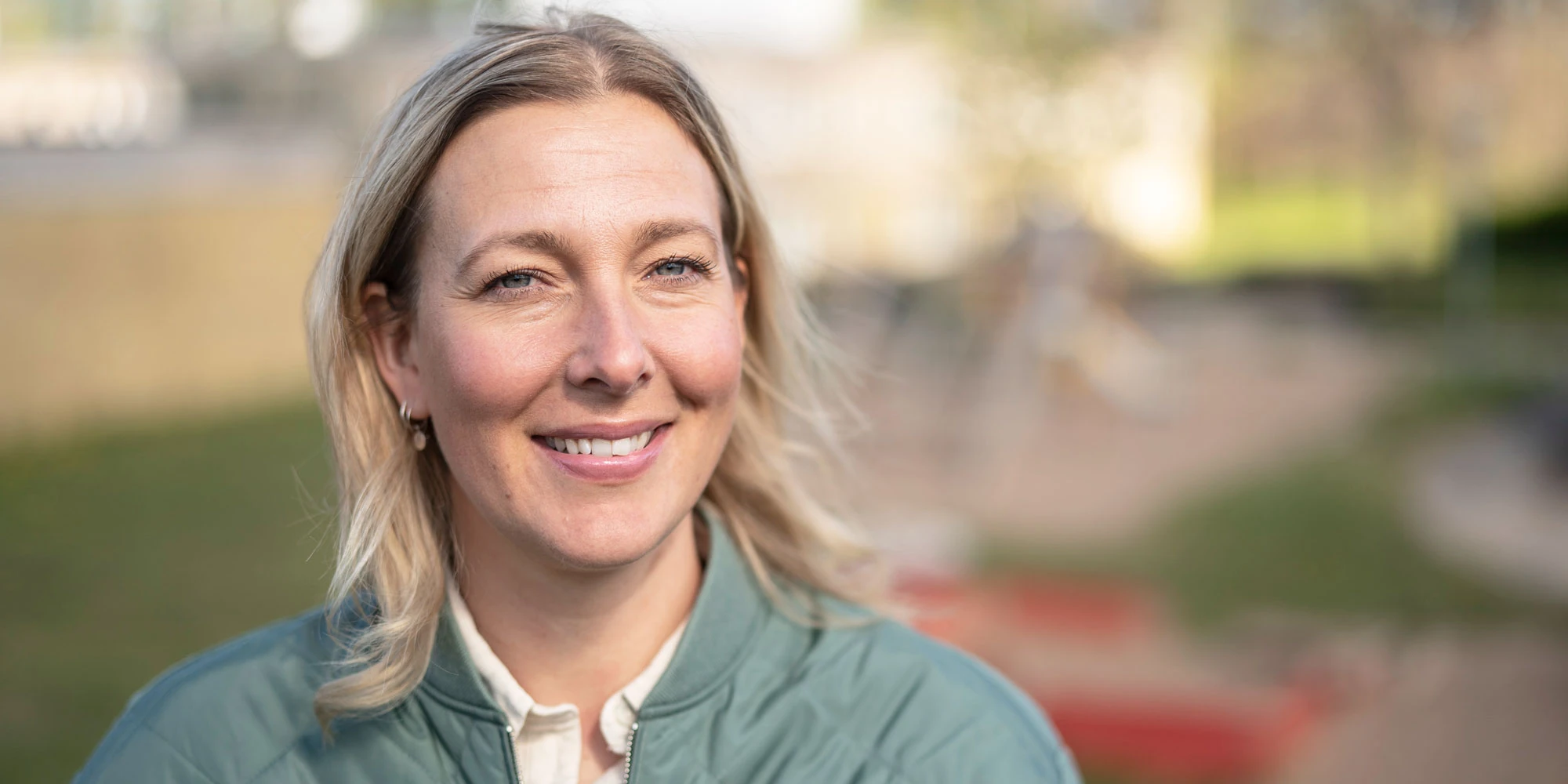 Portr&auml;tt av Josefine Lindell, f&ouml;rskolechef i N&auml;ssj&ouml;.