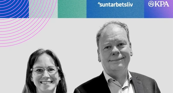 Tv&aring; personer fr&aring;n Arbetsmarknadsf&ouml;rvaltningen i Stockholms stad tittar in i kameran.